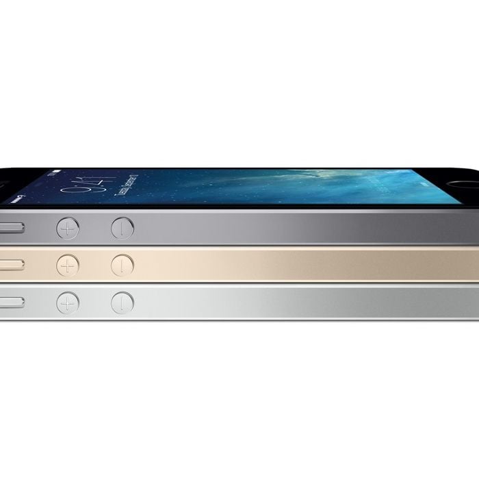 iPhone 5s foi lançado em versão preta, prata e dourada