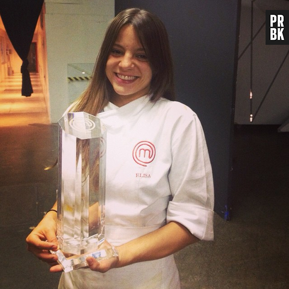 Elisa Fernandes, do "MasterChef Brasil", foi a grande vencedora da primeira temporada do reality!