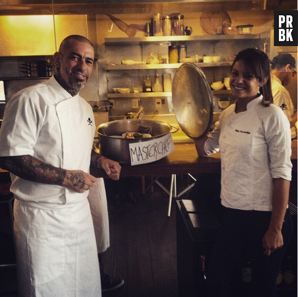 Elisa Fernandes, do "MasterChef Brasil", também já cozinhou com o chef Henrique Fogaça