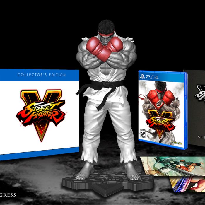 Edição de Colecionador de &quot;Street Fighter V&quot; inclui uma estatueta do Ryu