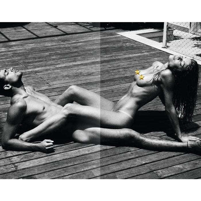 Grazi Massafera e Cauã Reymond, quando estavam juntos, posaram sexy para o fotógrafo Mario Testino
