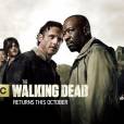  Primeira imagem divulgada da 6ª temporada de "The Walking Dead", Rick (Andrew Lincoln) e Morgan (Lennie James) vão fazer Alexandria pegar fogo! 