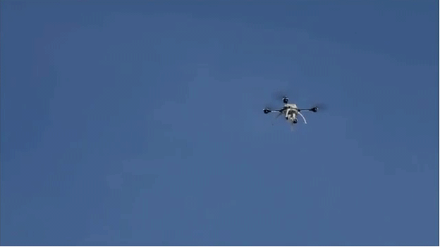 Drones invadindo o set de "The Walking Dead"