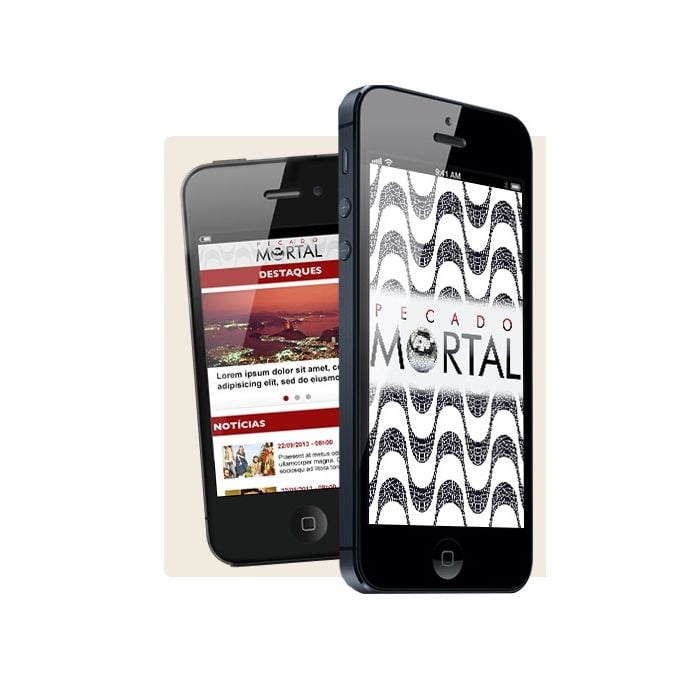 O aplicativo de &quot;Pecado Mortal&quot;, novela das 22h da Record, está disponível para Android e iOS