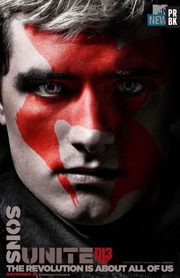 Josh Hutcherson interpreta o Peeta, em "Jogos Vorazes: A Esperança - O Final"