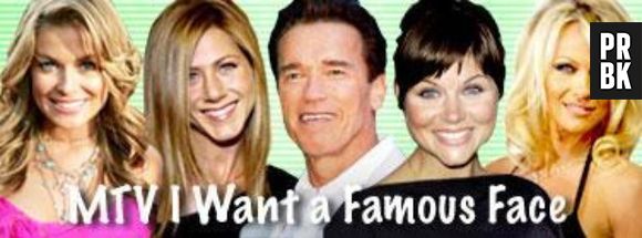 O reality show da MTV, "I Want a Famous Face", possui um nome bem explicativo. Ele ajuda os seus participantes a ficarem com o rosto igual a dos famosos