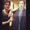 Ian Somerhalder posou ao lado de... Ian Somerhalder?!