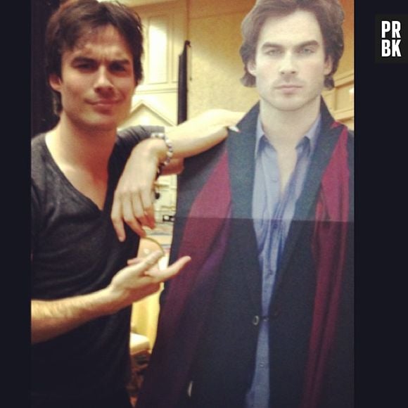 Ian Somerhalder posou ao lado de... Ian Somerhalder?!