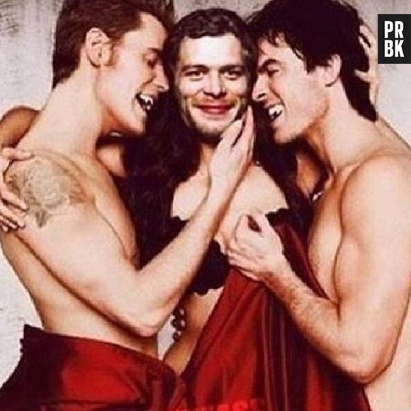 Ian Somerhalder entrou na zoeira e postou uma montagem com Paul Wesley e Joseph Morgan, seus companheiros de elenco!