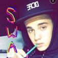 Justin Bieber sempre posta foto com a sua família e de suas viagens a trabalho no Snapchat