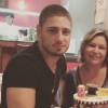 Daniel Rocha, de "Totalmente Demais", e a mãe Márcia Rocha