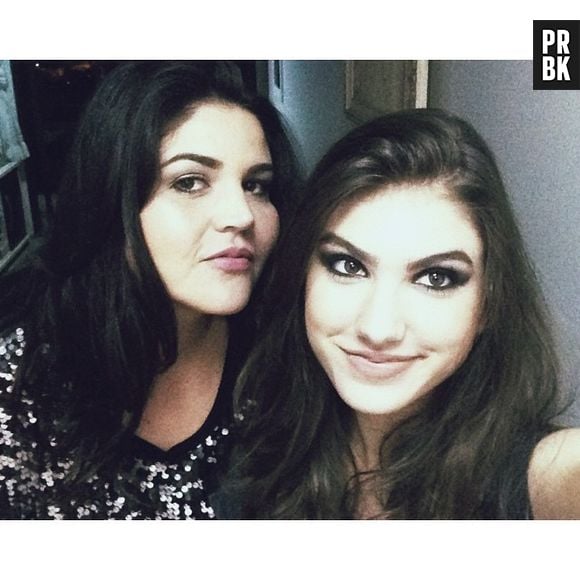 Giovanna Grigio, de "Êta Mundo Bom", e sua mãe Janaina Grigio