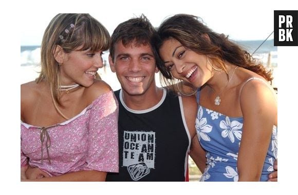  O bombeiro Vladimir (Marcelo Faria) e as manicures Darlene ( Deborah Secco) e Jaqueline Joy ( Juliana Paes) em “Celebridade”