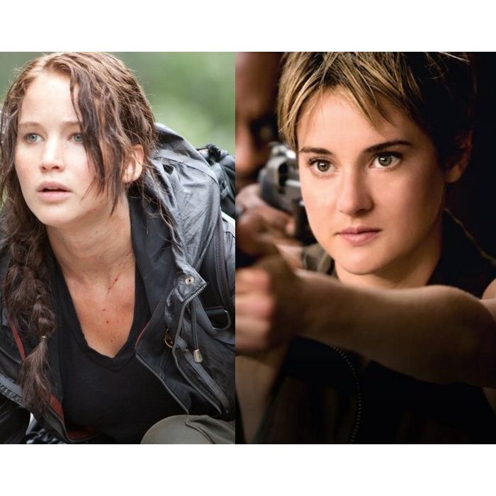 Katniss (Jennifer Lawrence), de &quot;Jogos Vorazes&quot;, e Tris (Shailene Woodley), de &quot;Divergente&quot;, poderiam fazer uma enorme revolução juntas!