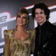 Sam Alves e sua mentora Claudia Leitte em "The Voice Brasil"