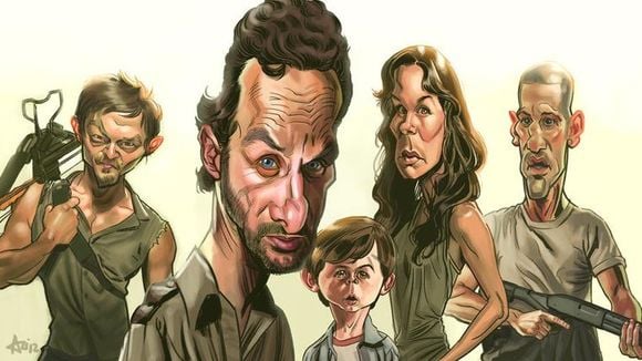 Confira 10 fan arts da série "The Walking Dead" com seus personagens favoritos!