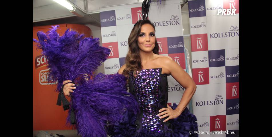 Ivete Sangalo usou um look todo em roxa inspirado no ...