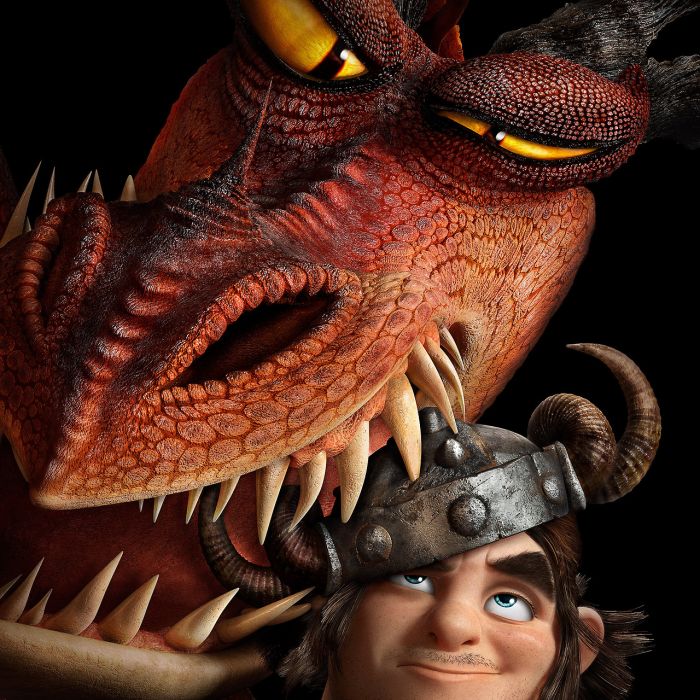 Snotlout e seu dragão Hookfang ainda mais próximos no filme &quot;Como Treinar o Seu Dragão 2&quot;