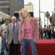 Esse foi o look escolhido por Britney Spears para receber sua estrela na Calçada da Fama