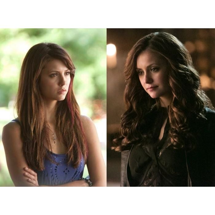 Nina Dobrev foi Elena e Katherine em &quot;The Vampire Diaries&quot;
