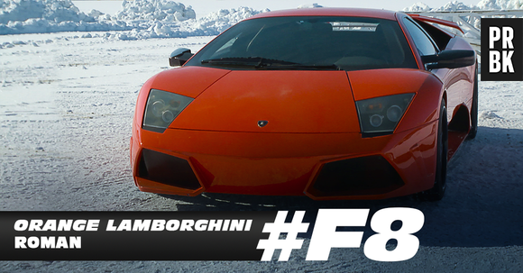 Uma Lamborghini laranja foi usada nas filmagens de "Velozes & Furiosos 8"