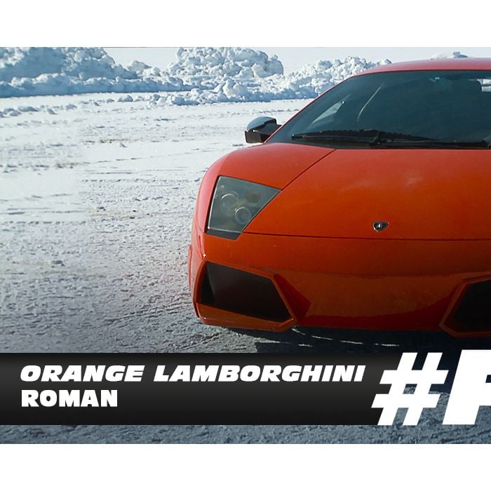 Uma Lamborghini laranja foi usada nas filmagens de &quot;Velozes &amp;amp; Furiosos 8&quot;