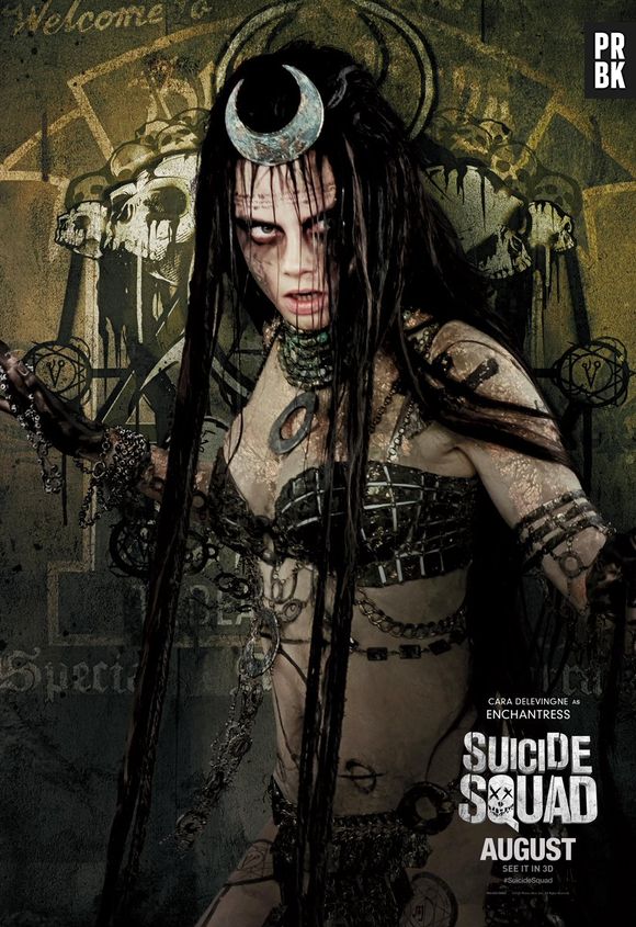 Filme "Esquadrão Suicida": Magia (Cara Delevingne) aparece enigmática em imagem de divulgação do filme