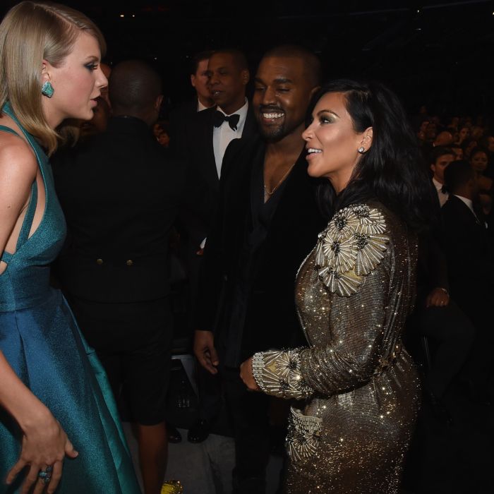 Kim Kardashian, Taylor Swift e Kanye West protagonizaram briga por causa da música &quot;Famous&quot;