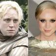  Em "Game Of Thrones",  Gwendoline Christie interpreta a guerreira Brienne of Tarth  