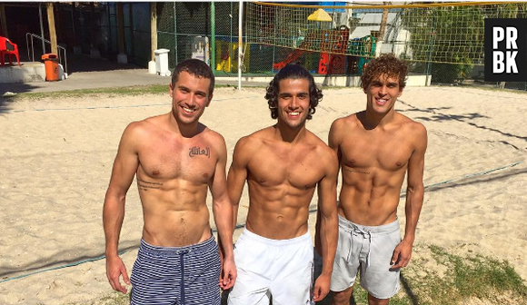 Novela "Malhação": elenco mostra boa forma nos bastidores