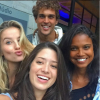 De "Malhação": Aline Dias, Felipe Roque, Bárbara França e Malu Falangola capricham na pose para foto!