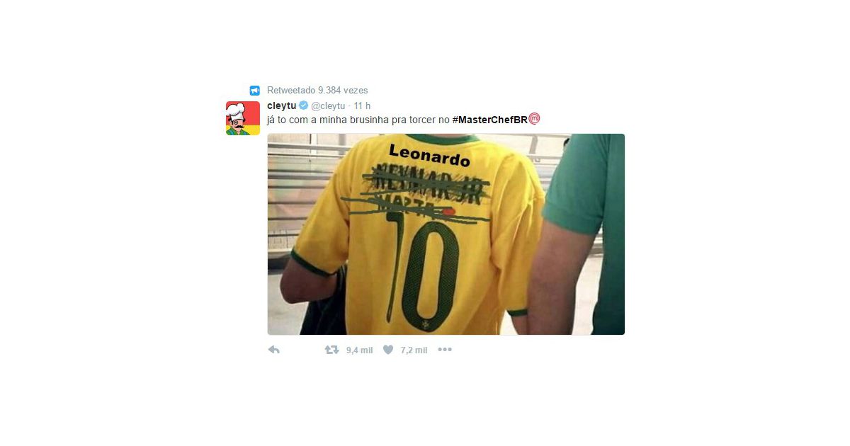 Do Masterchef Brasil Leonardo é O Novo ídolo Do Brasil