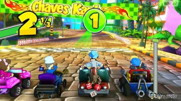 O game "Chaves Kart" chega ao Brasil em junho