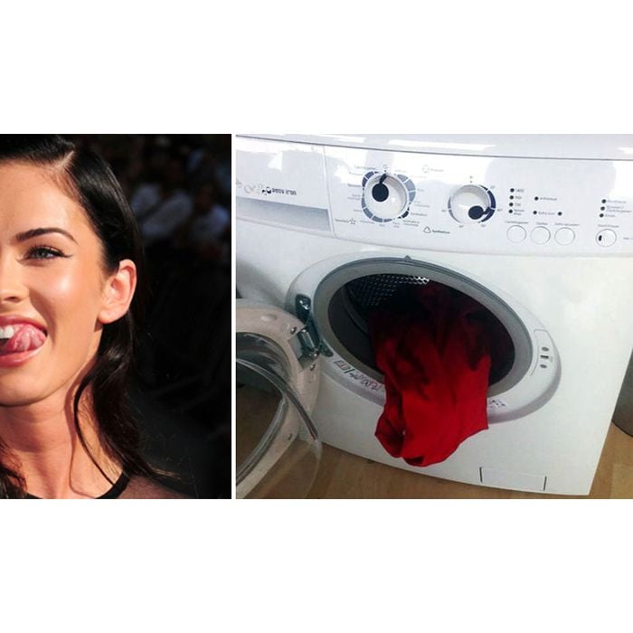  Megan Fox ou a M&amp;aacute;quina de lavar? Quem leva a melhor nessa disputa? 