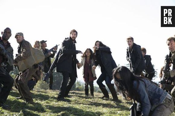 A família de Tom (Noah Wyle) vai se separar em "Falling Skies"