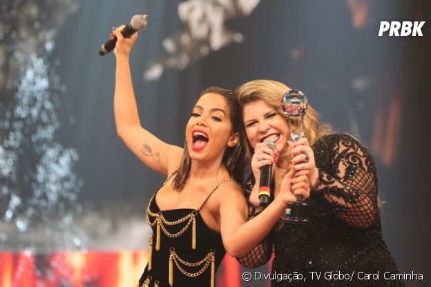 Anitta leva o prêmio de melhor cantora em disputa com Marília Mendonça e Ivete Sangalo