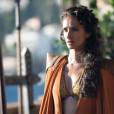  Em "Game of Thrones", Ellaria Sand (Indira Varma), amante do Pr&iacute;ncipe Oberyn (Pedro Pascal), observa a grande batalha do amado! 
