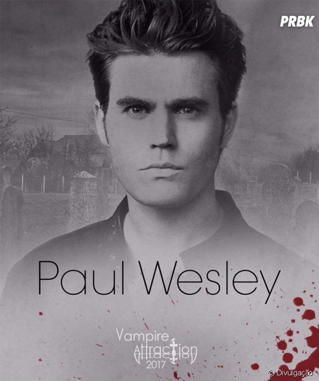 Paul Wesley, o Stefan de "The Vampire Diaries", vem para a Vampire Attraction no Rio de Janeiro