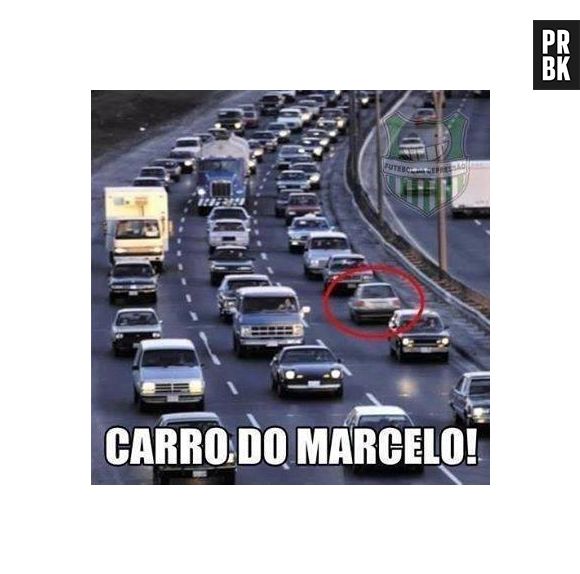 Acharam o carro do Marcelo!