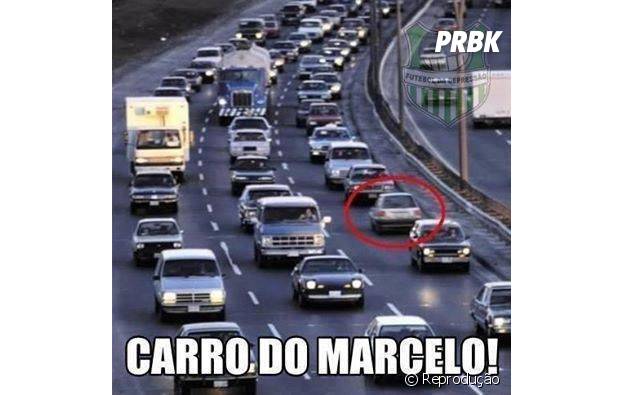 Acharam o carro do Marcelo!