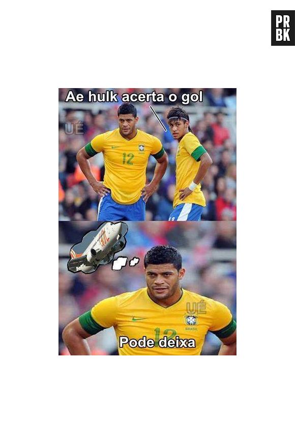 Acerta o gol, Hulk!