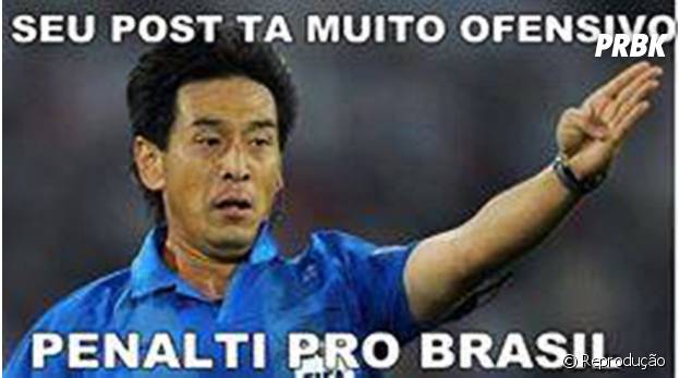 Post ofensivo? Penalty pro Brasil!