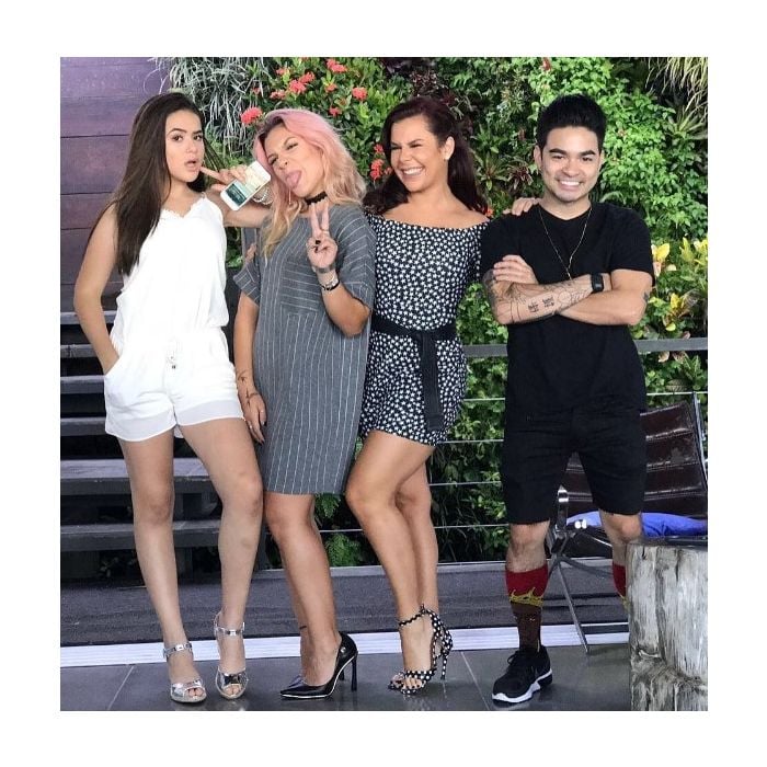 Maisa Silva, Priscilla Alcântara, Fernanda Souza e Yudi Tamashiro são um quarteto de sucesso!