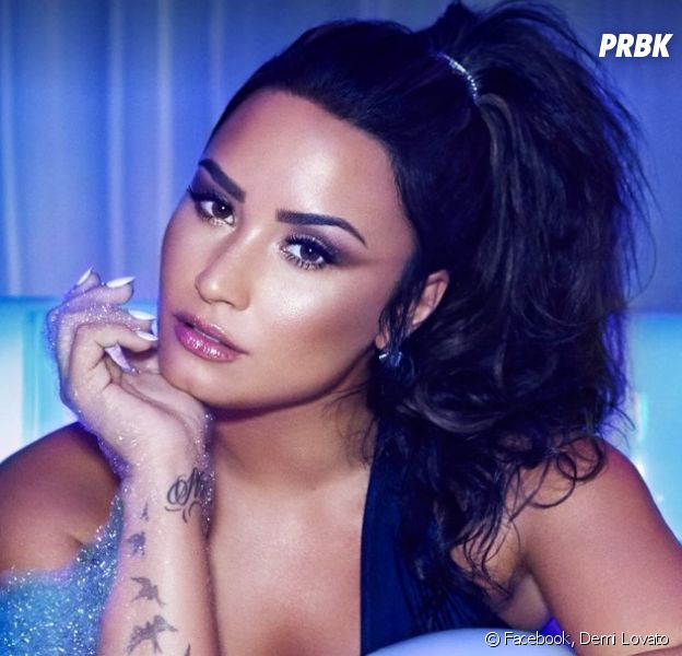 Demi Lovato na capa de seu novo single "Sorry Not Sorry"
