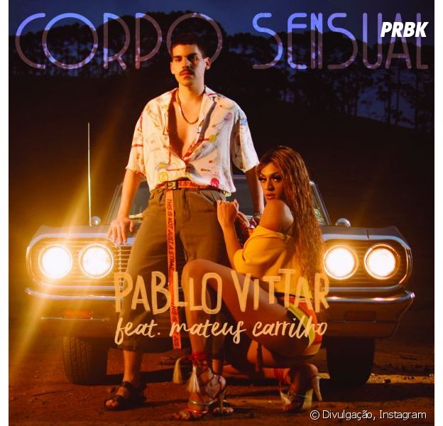 Confira a capa de "Corpo Sensual", single da Pabllo Vittar com Mateus Carrilho