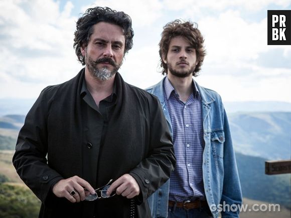 Em "Império", José Alfredo (Chay Suede) vai aprender a se tornar o Comendador José Alfredo (Alexandre Nero) nas duas fases da trama