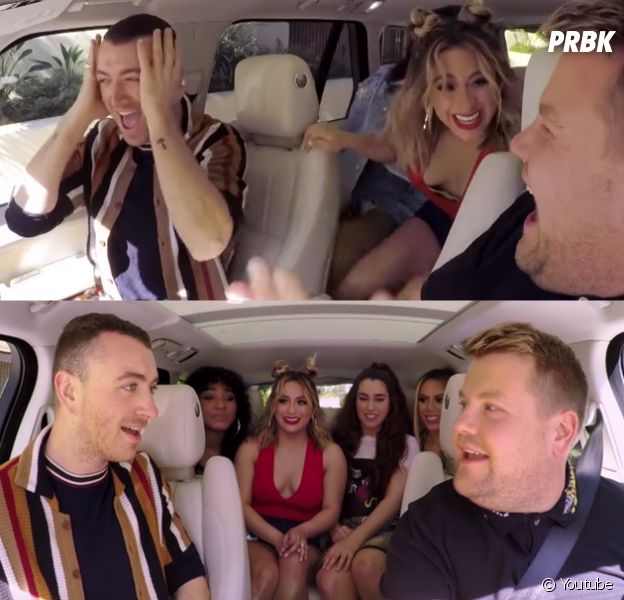 Sam Smith tem a melhor reação conhecendo o Fifth Harmony no "Carpool Karaoke"