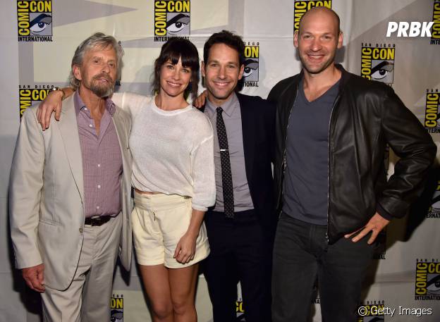 Elenco de "Homem-Formiga" durante painel na Comic-Con 2014