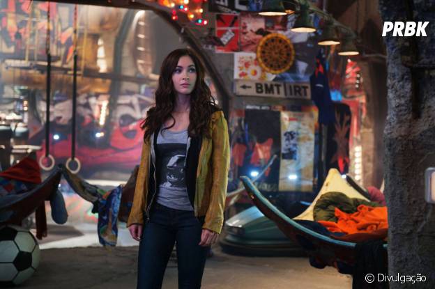 Megan Fox vive a repórter April O'Neil em "As Tartarugas Ninja"
