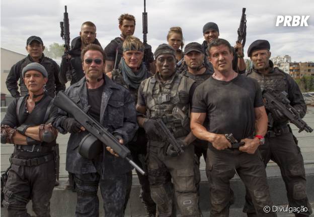 "Os Mercenários" traz um elenco formado pela tropa de elite dos filmes de ação